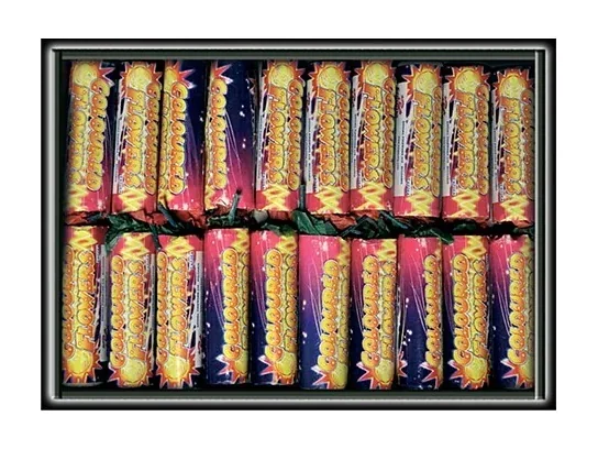 Пиратка COLOURED FLOWERS, с фитил, 1 изстрел, червен пламък, кутия от 20 бр.