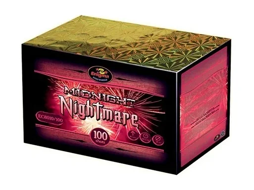 ЕКО пиробатерия MIDNIGHT NIGHTMARE, Ф26 мм, 100 изстрела