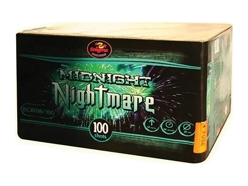ЕКО пиробатерия MIDNIGHT NIGHTMARE, Ф26 мм, 100 изстрела