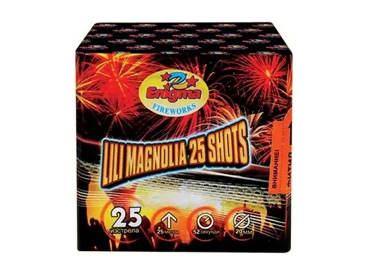 Пиробатерия LILY MAGNOLIA, Ф20 мм, 25 изстрела