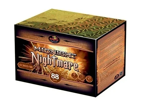 ЕКО пиробатерия MIDNIGHT NIGHTMARE, Ф16 мм, 88 изстрела