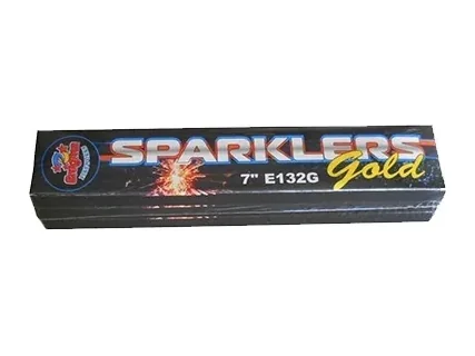 Бенгалски огън GOLD, 17 см, стек от 3/10 бр.
