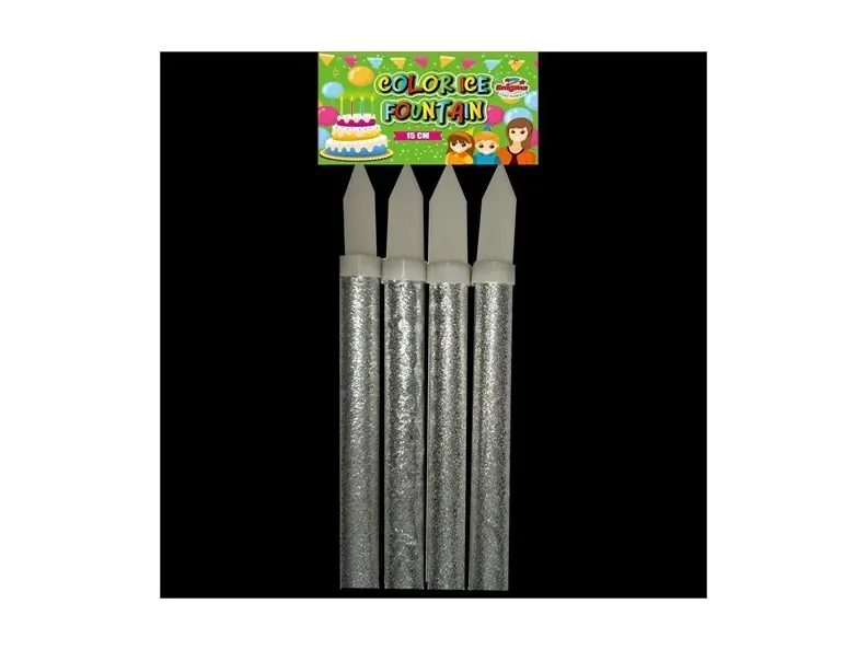 Фонтан за торта SILVER, 15 см, BROCADE, 48 сек.